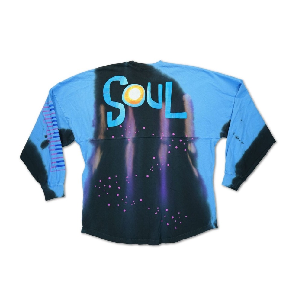 Disney Parks Spirit‎ Jersey Adult Medium Blue Purple Soul Pixar Joe Gardner